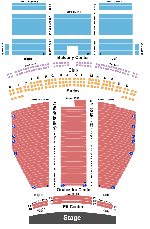 Saenger Theatre Phantom of the Opera Seating Chart